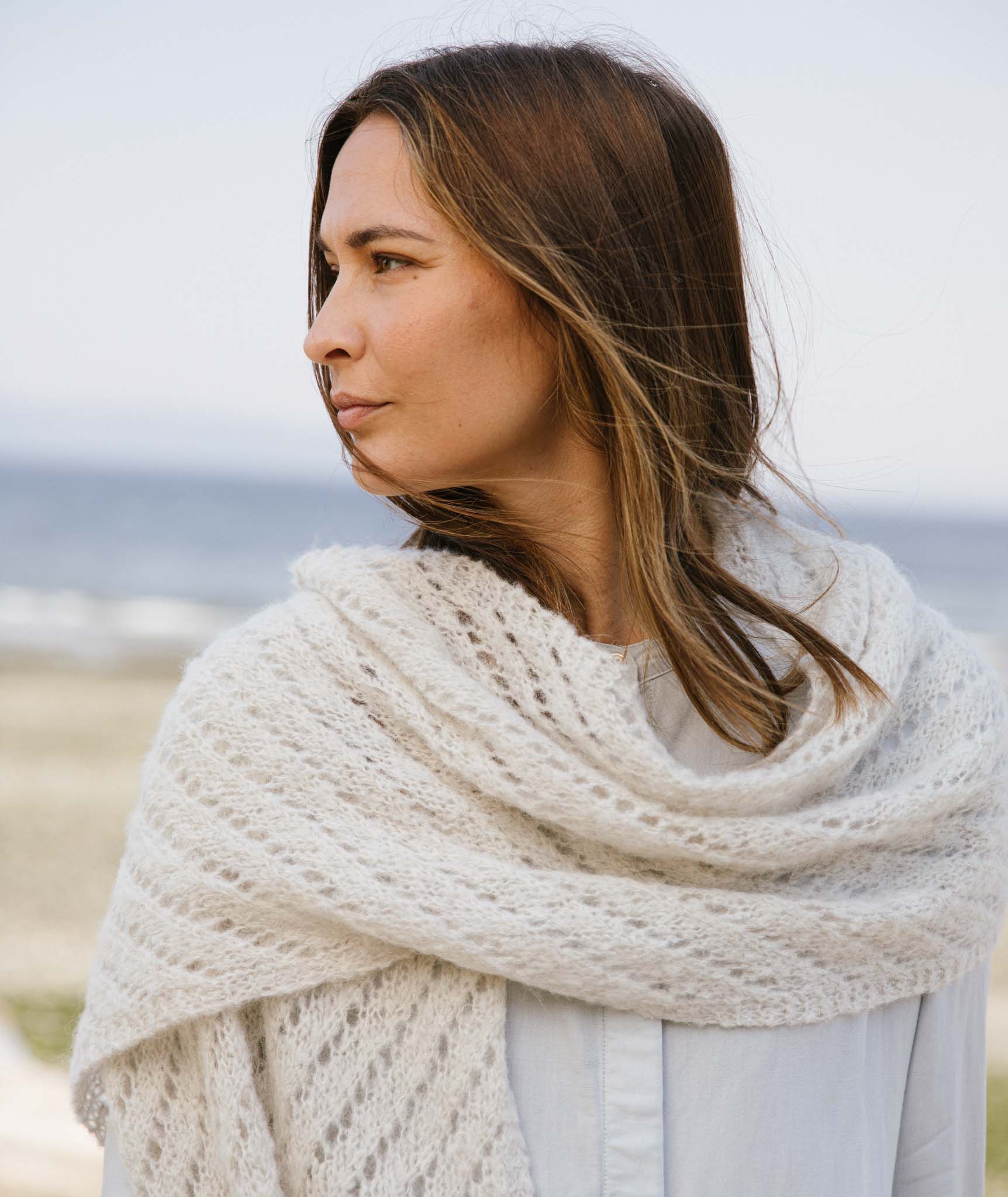 Diagonal Lace Scarves & Wraps – Churchmouse Yarns & Teas