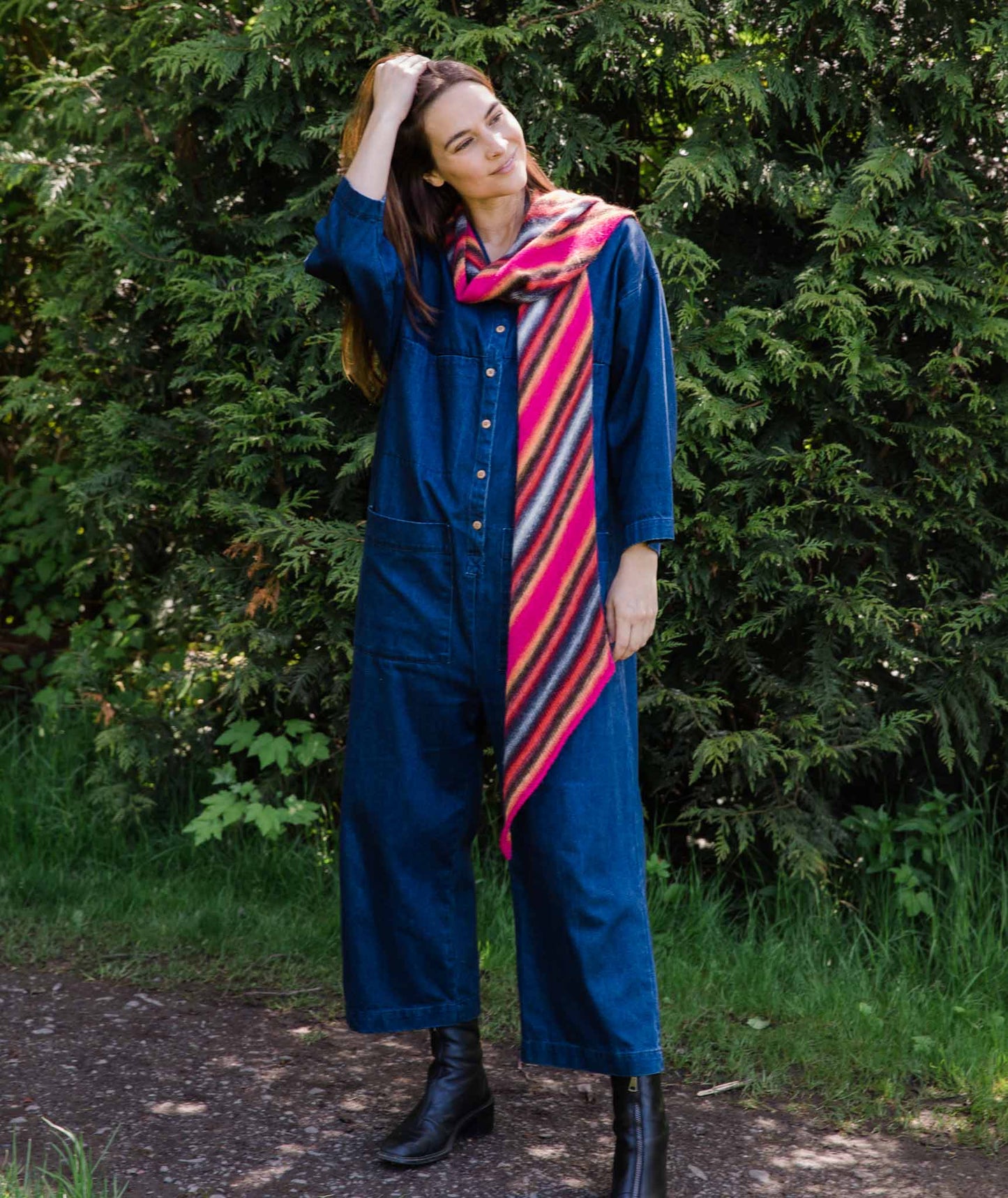 Bias 'Before & After' Scarf Using Lang Jawoll Magic Dégradé Superwash