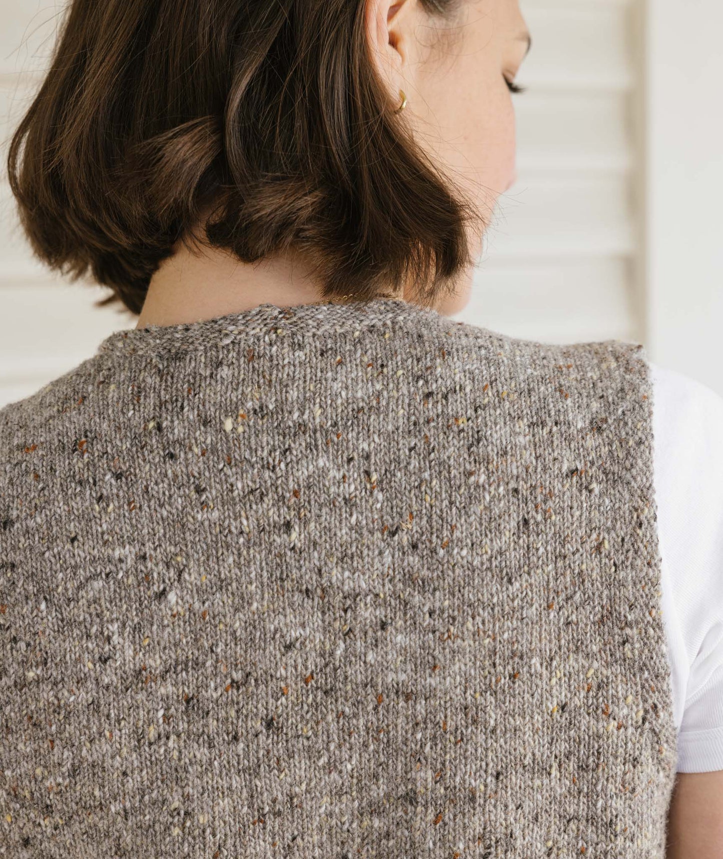 Library Vest: Cropped Version Using Kelbourne Woolens Cricket