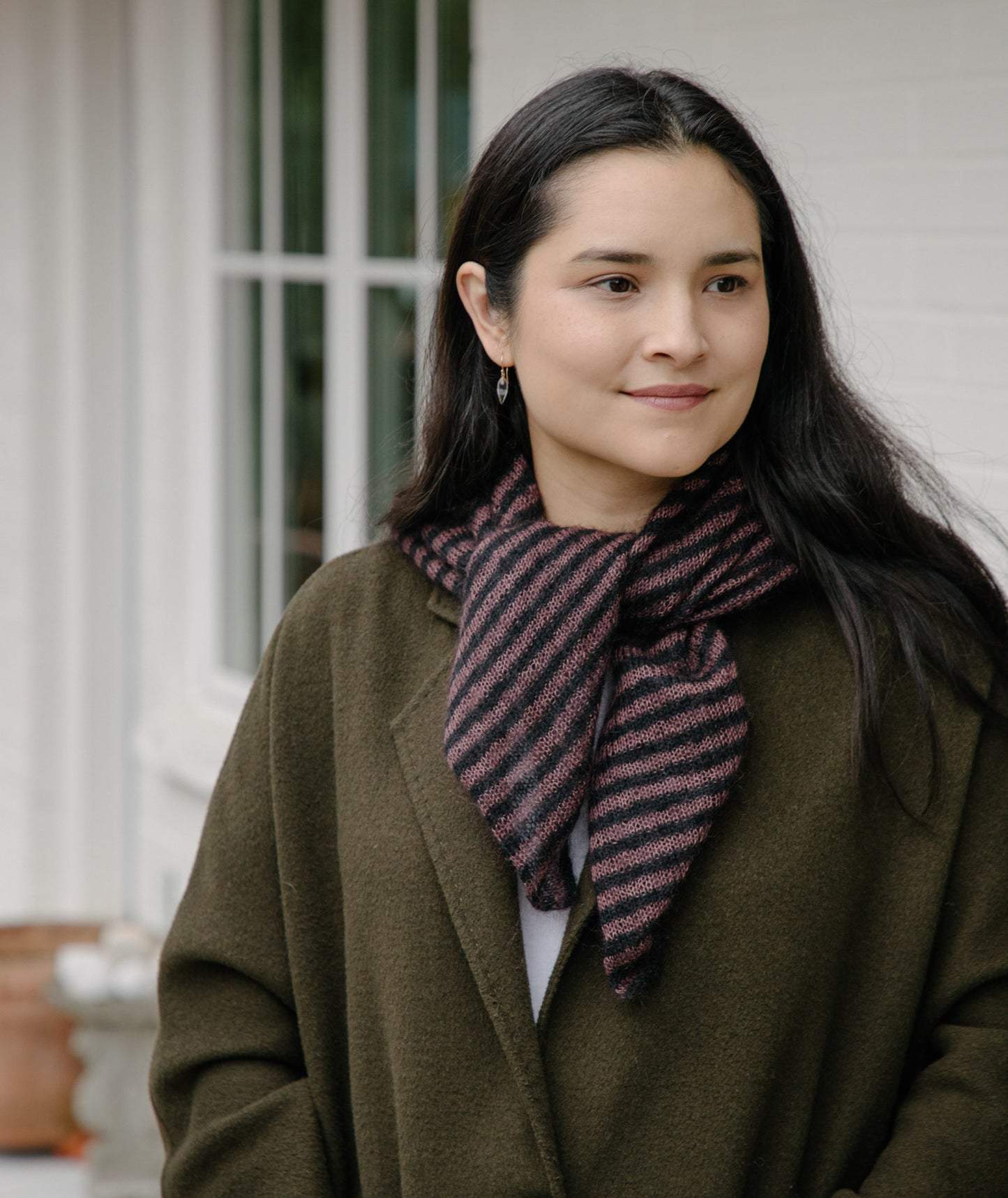 Pretty Perfect Square Using Catherine Lowe Silk Mohair 1