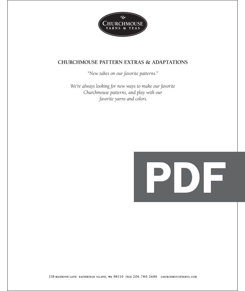 Seaworthy Gansey Cap Using Rauma 3 tråds Strikkegarn