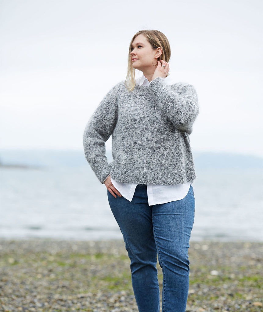 Easy Relaxed Pullover Using Rowan Kidsilk Haze & Rowan Fine Lace