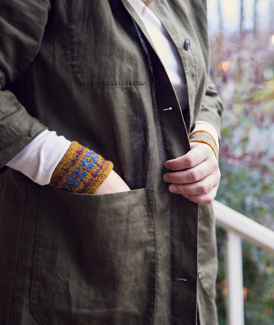 Colorwork Cuffs & Mittens Using Brooklyn Tweed Loft