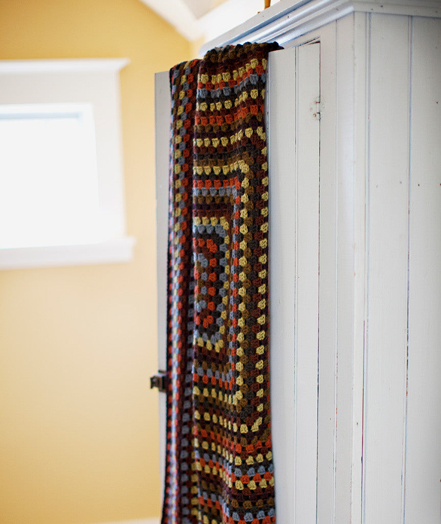 One Big Granny Square Throw & Afghan (plus a Pillow Top) Pattern