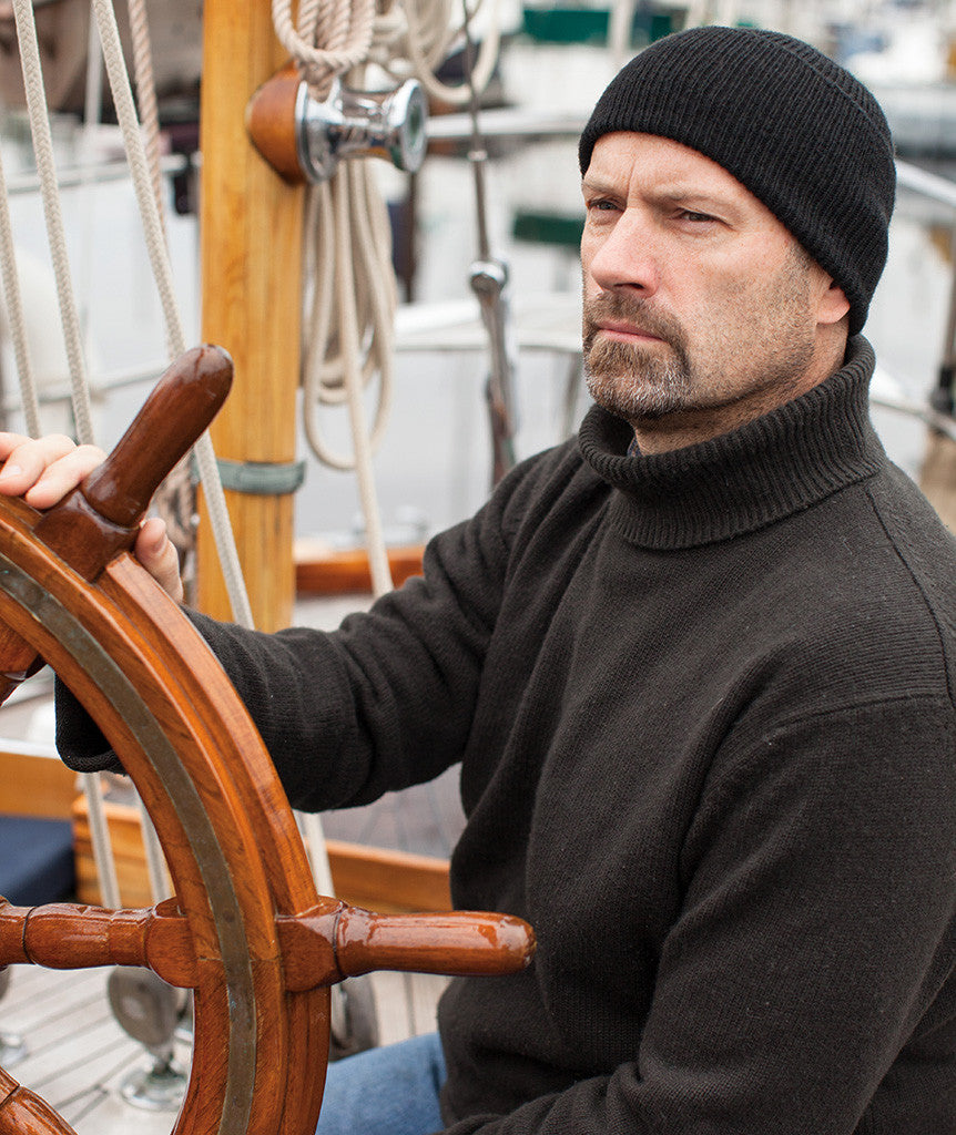 Ribbed Watch Cap & Beanie in Fingering-Weight Yarns