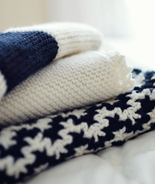 Vintage Crocheted Blanket Pattern Churchmouse Yarns & Teas