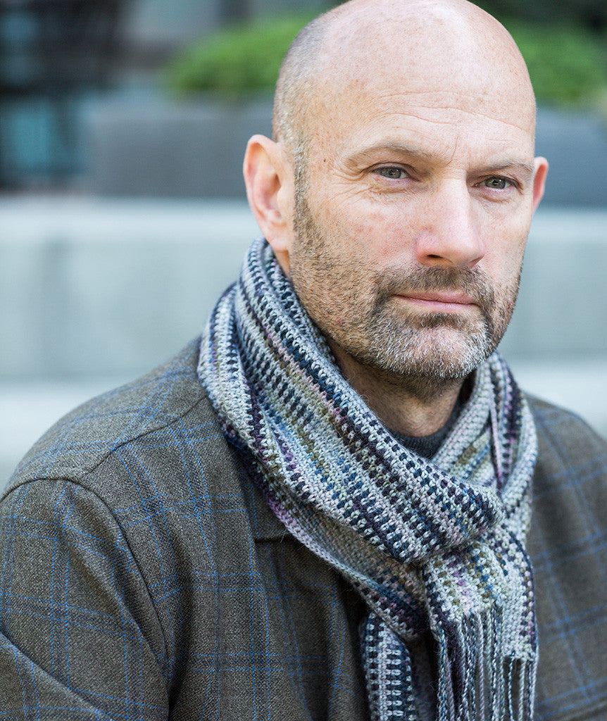 Crocheted 'Linen-Stitch' Scarf & Loop Using Misti Alpaca Hand Paint Sock