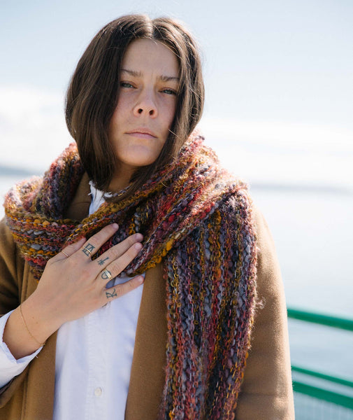 Magic ThreeYarn Scarf & Wrap Pattern Churchmouse Yarns & Teas