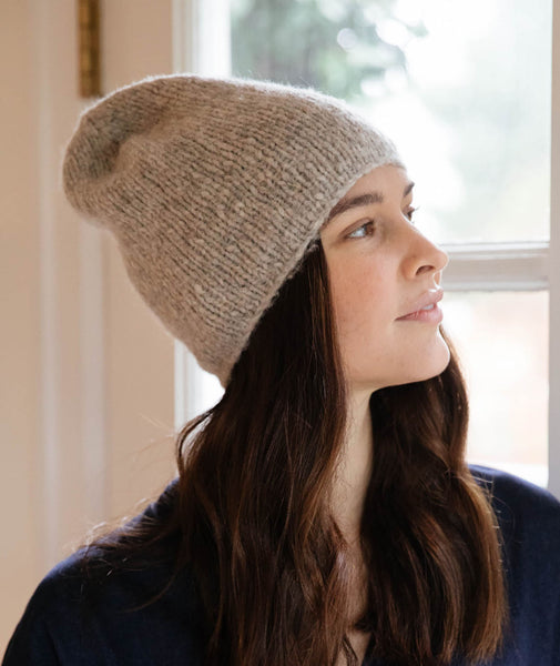Minimalist Hat Using Rowan Brushed Fleece – Churchmouse Yarns & Teas