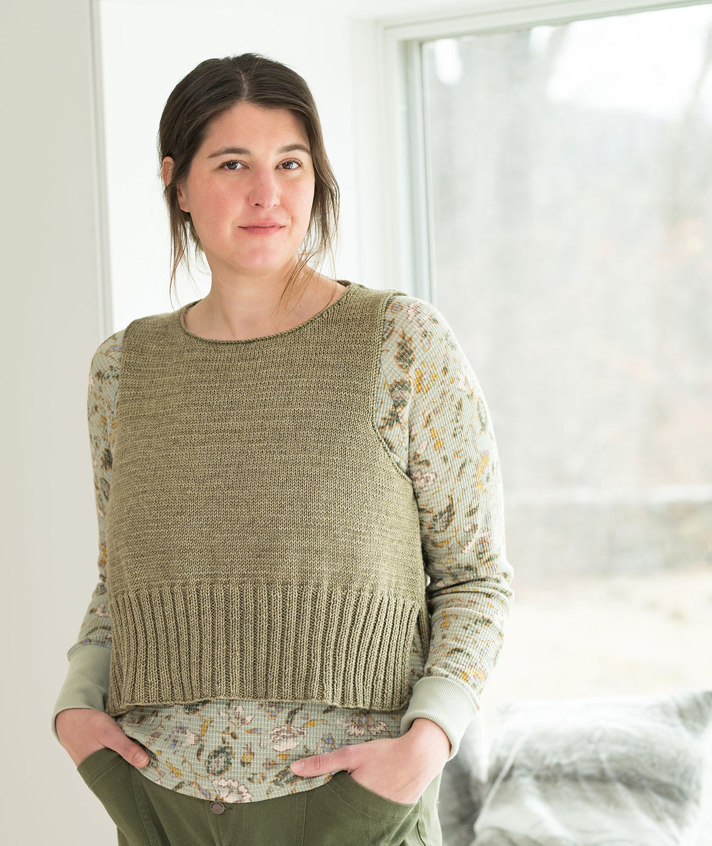 Reset Slipover using Madelinetosh Wool + Cotton