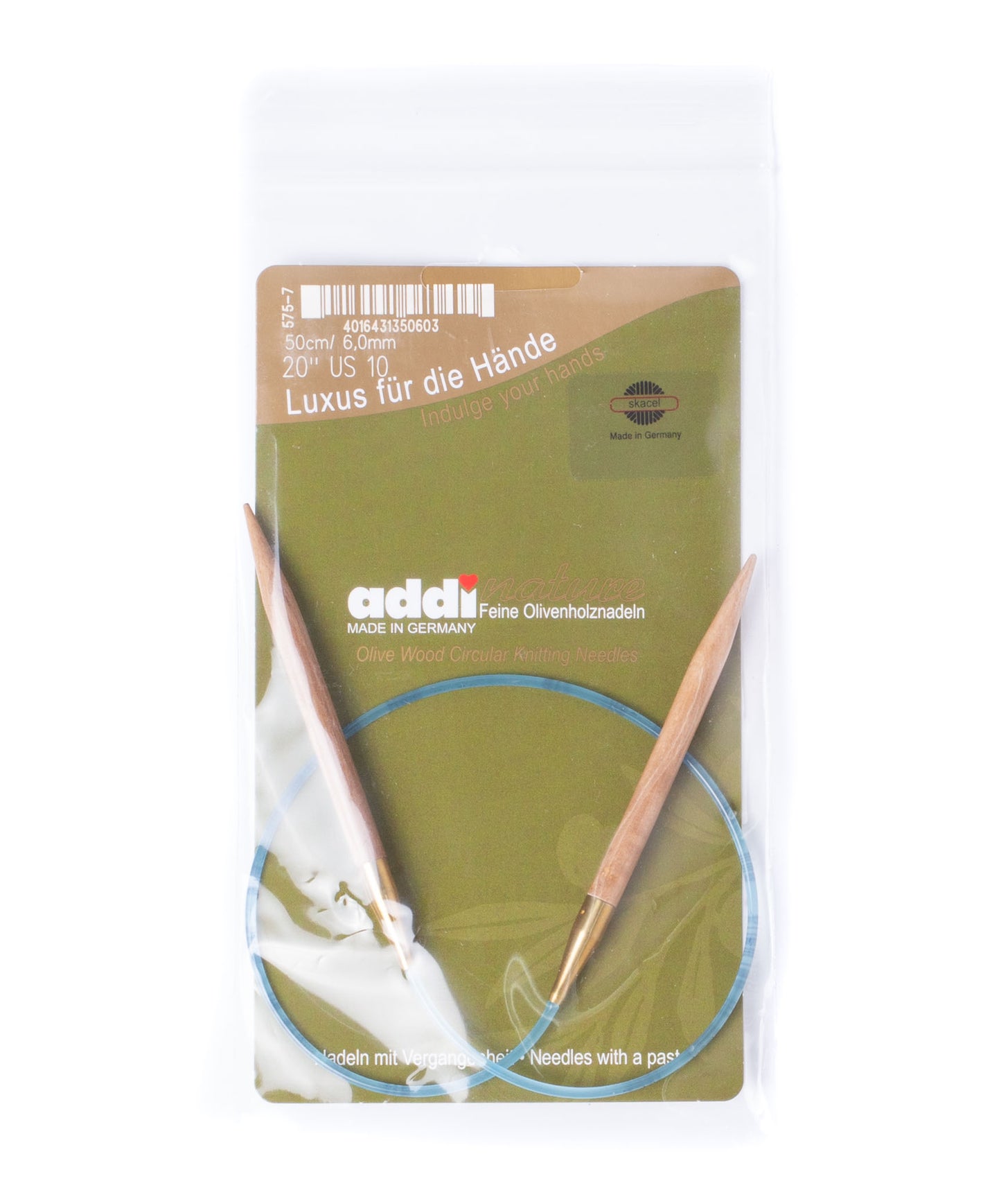 Addi Olive Wood - 20" Circulars