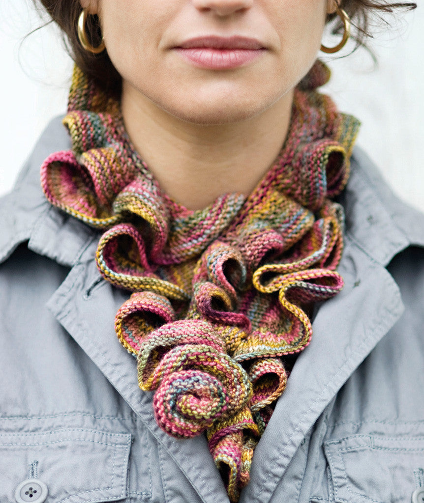 Barb’s Koigu Ruffle Scarf Using Koigu KPPPM