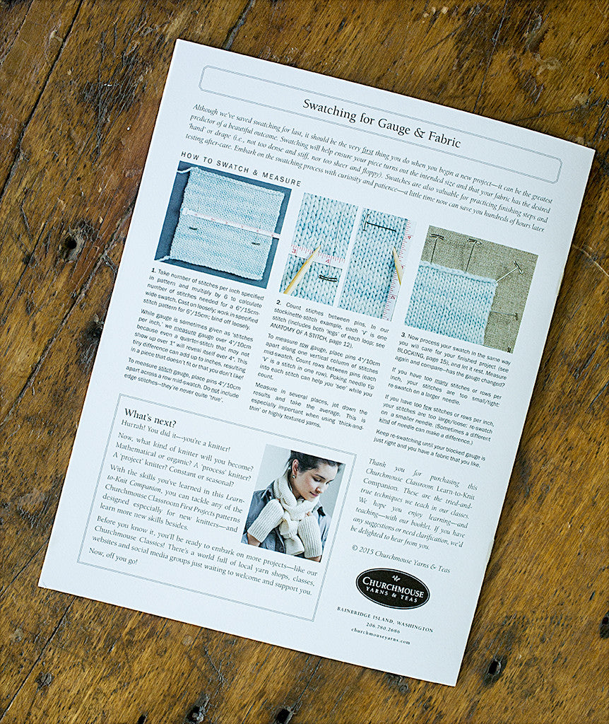 Classroom: The Learn-to-Knit Companion