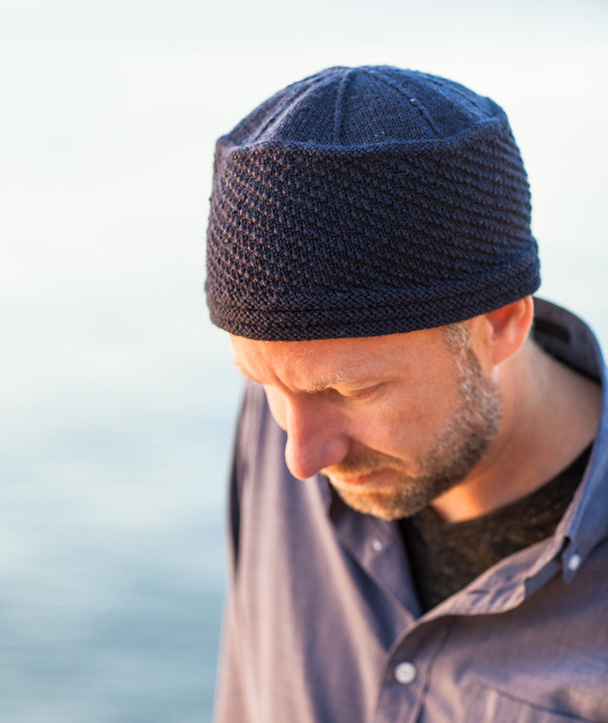 Seaworthy Gansey Cap Using Frangipani 5-Ply Guernsey