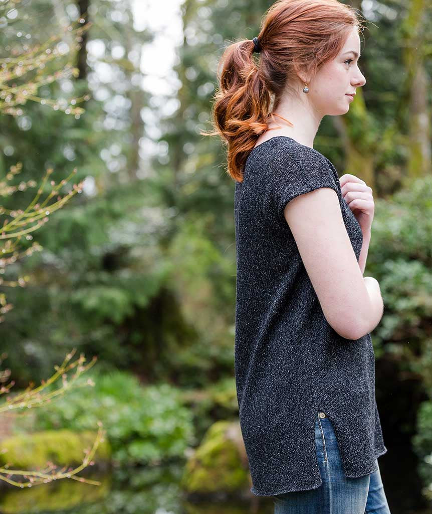 Simple Tee Using Rowan Kidsilk Haze