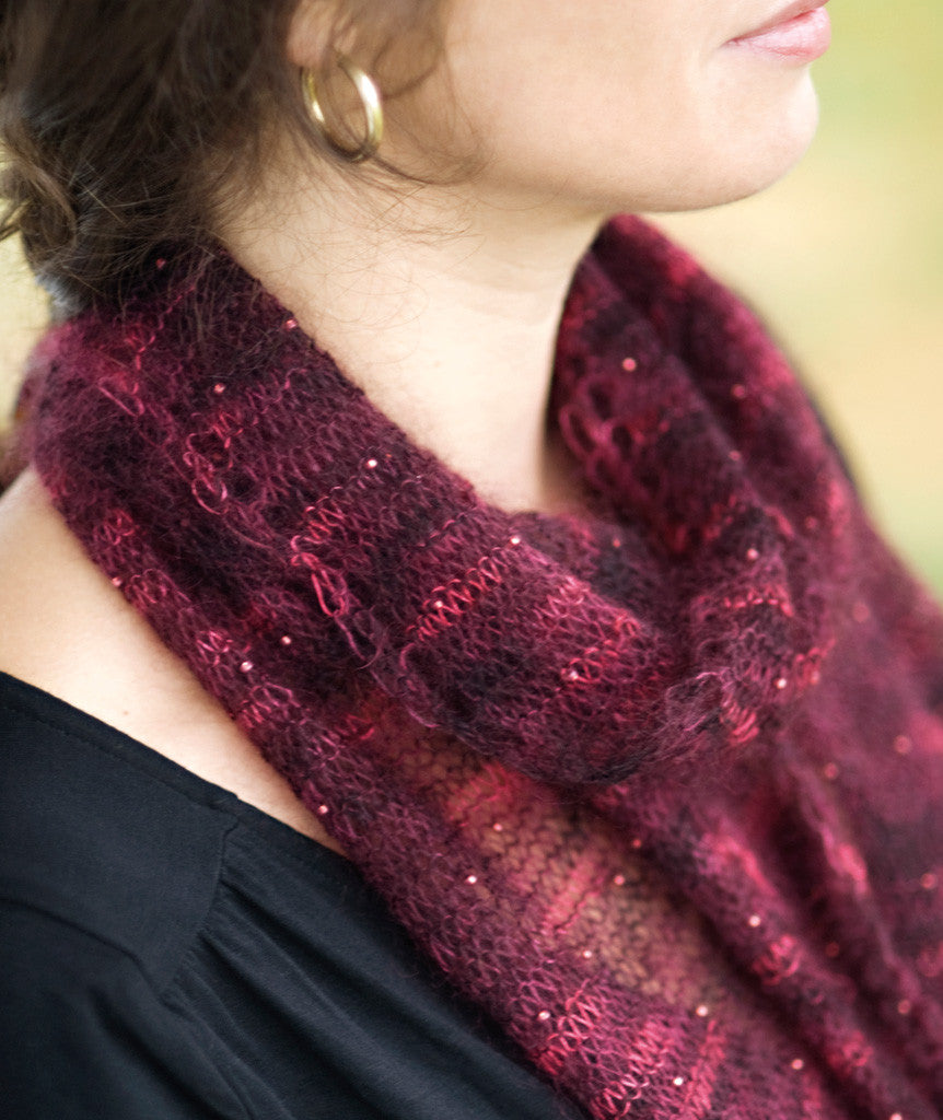 Beaded Mohair Scarves