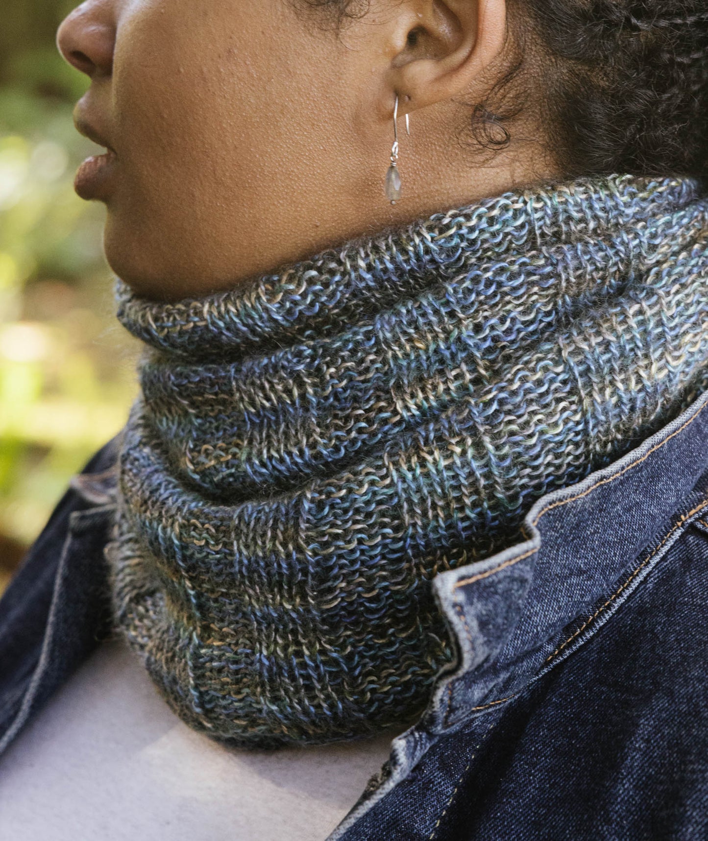 Annabella's Cowl Using Hand Maiden Maiden Hair