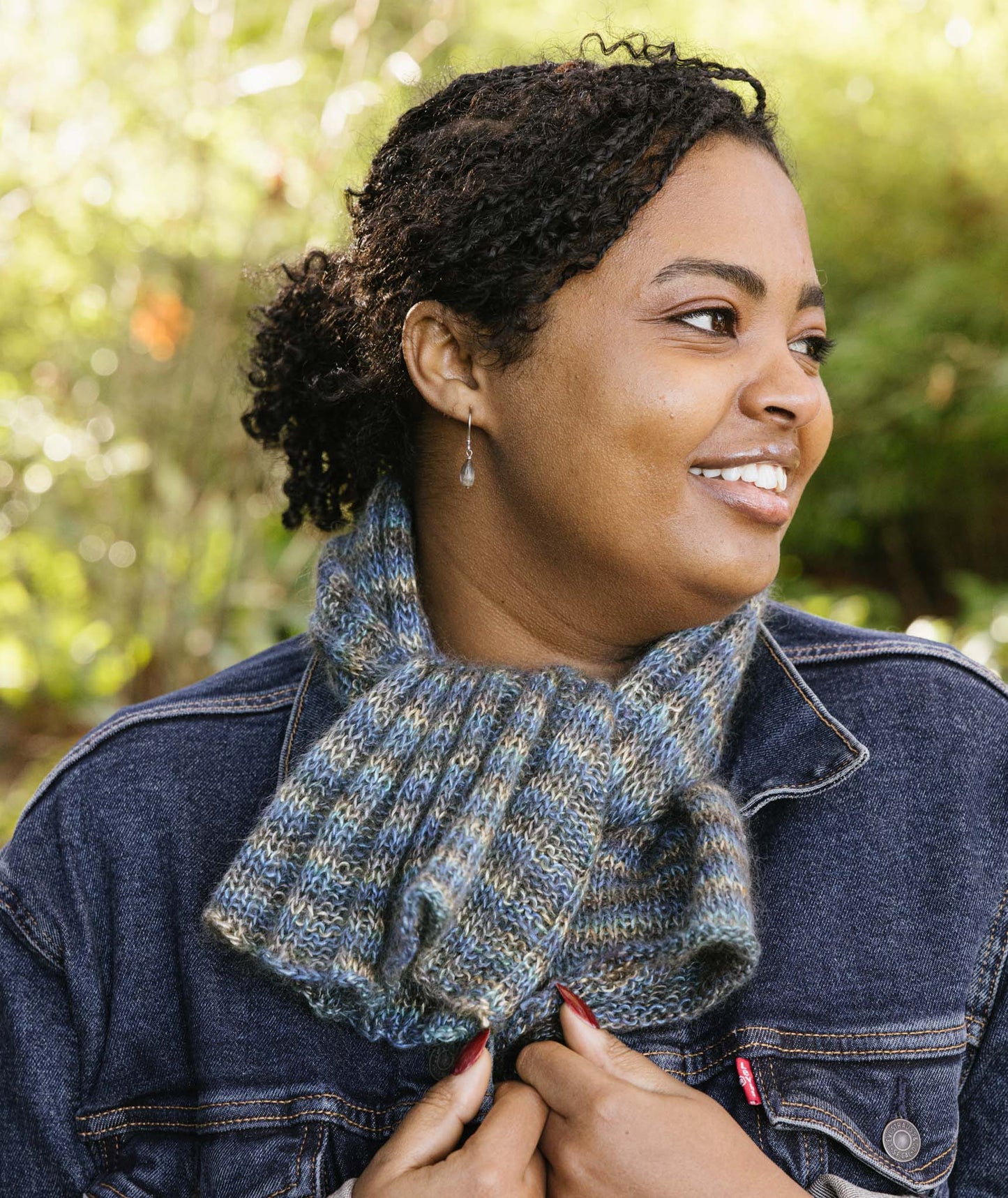 Annabella's Cowl Using Hand Maiden Maiden Hair