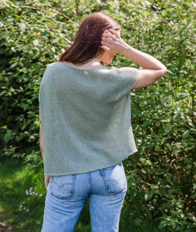 bagagerum lustre Opmærksom Better-Than-Basic Pullover: Sleeveless Version Using Lang Lino –  Churchmouse Yarns & Teas