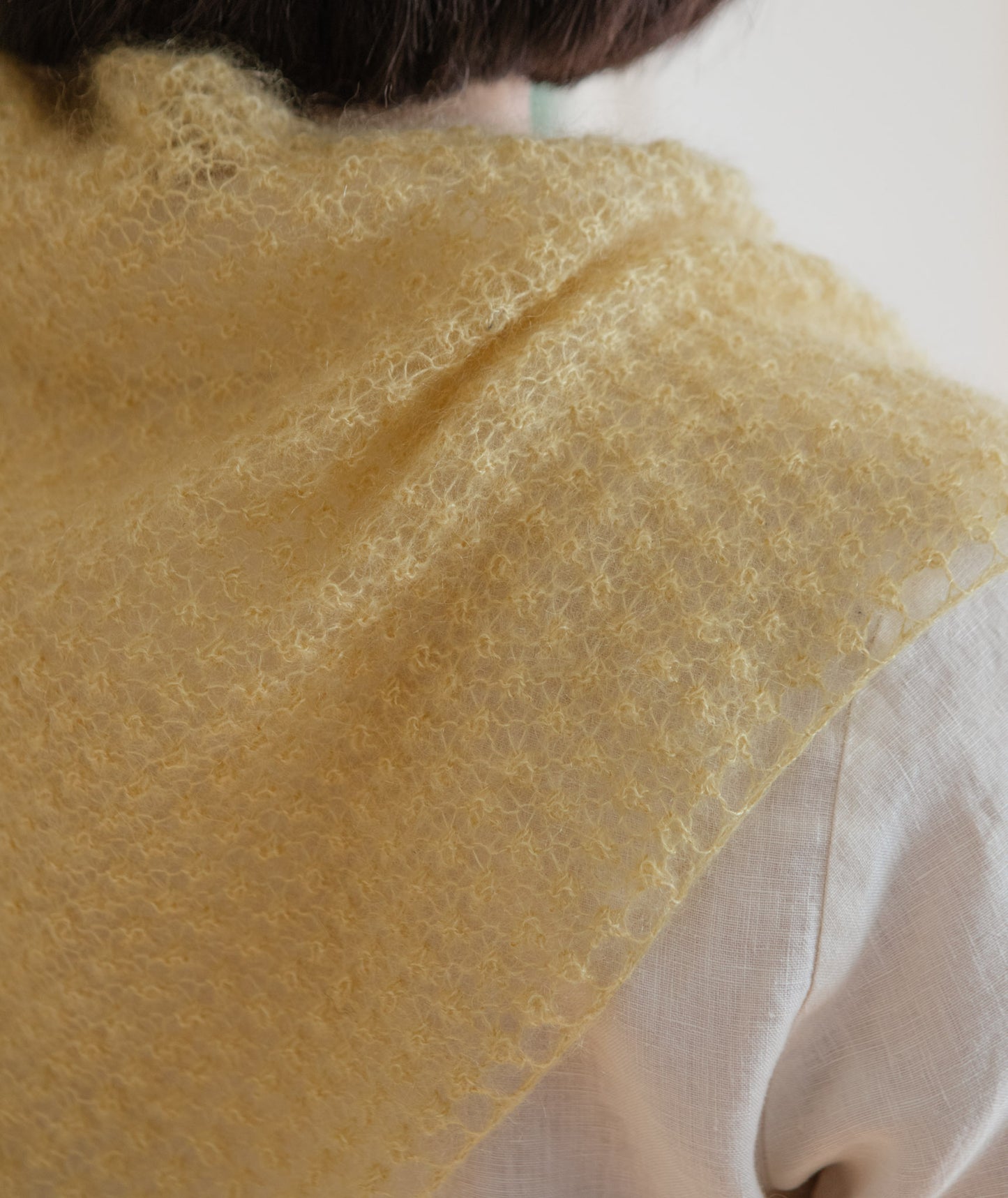Free Pattern - Blackberry Kerchief in Isager Silk Mohair