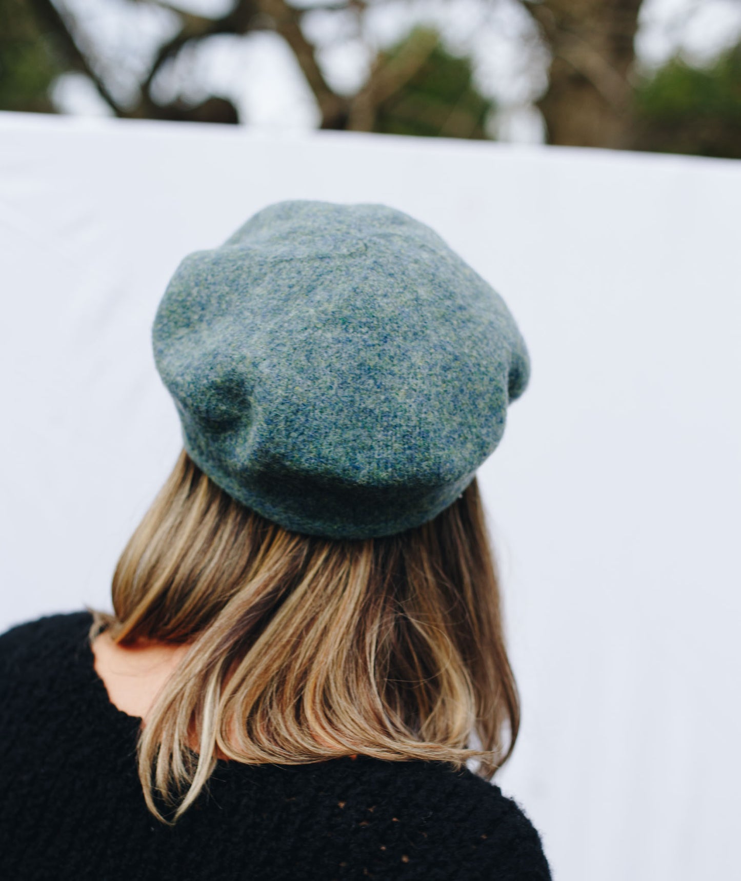 Felted Shetland Beret Using Jamieson's Shetland Spindrift