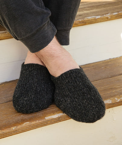 Cozy Slipper Socks Using Rowan Brushed Fleece