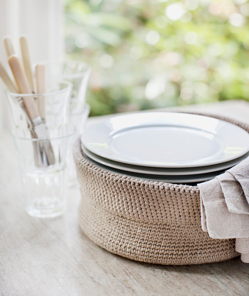 Crocheted Baskets Using Hemp For Knitting Allhemp6