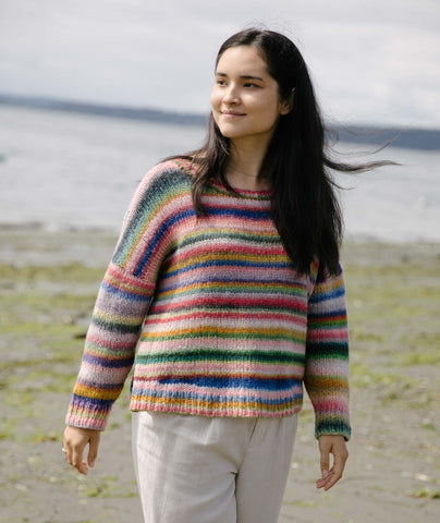 Easy Relaxed Pullover Using Lang Cloud