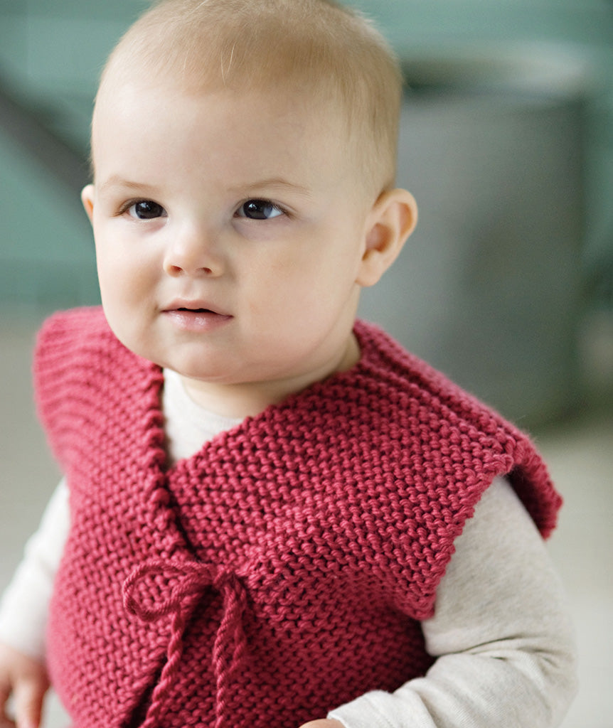 Easy Peasy Baby Jacket in Worsted-Weight Yarn