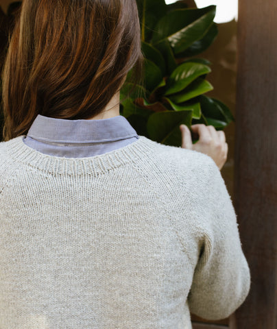 First Raglan Sweater Using Brooklyn Tweed Tones