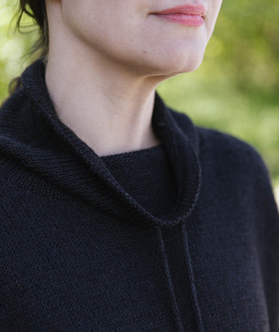 Funnel Neck Pullover Using Isager Bomulin and Alpaca 1