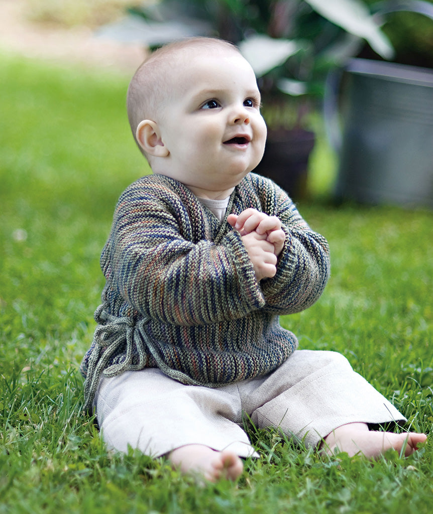 Baby Wrap Sweater Pattern Churchmouse Yarns & Teas