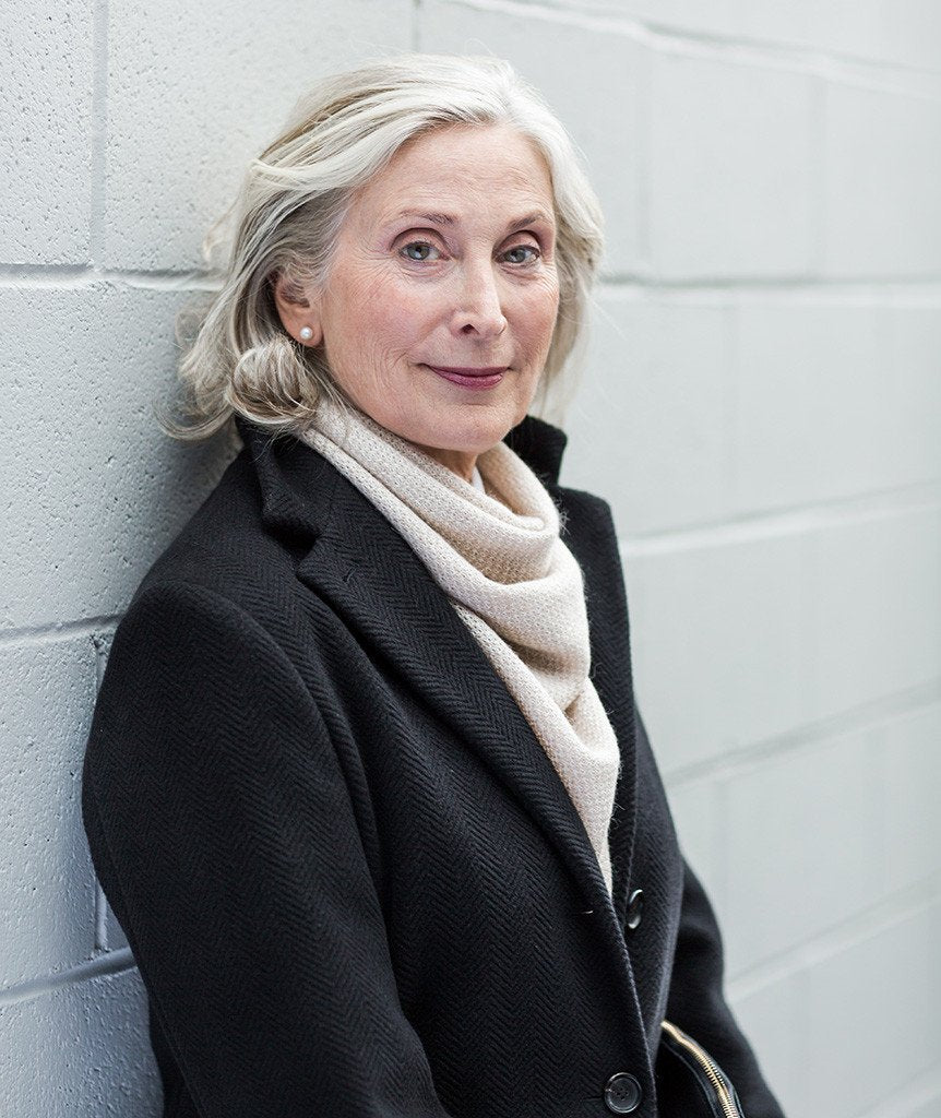 Two-Tone Twill Scarf Using Rowan Fine Lace