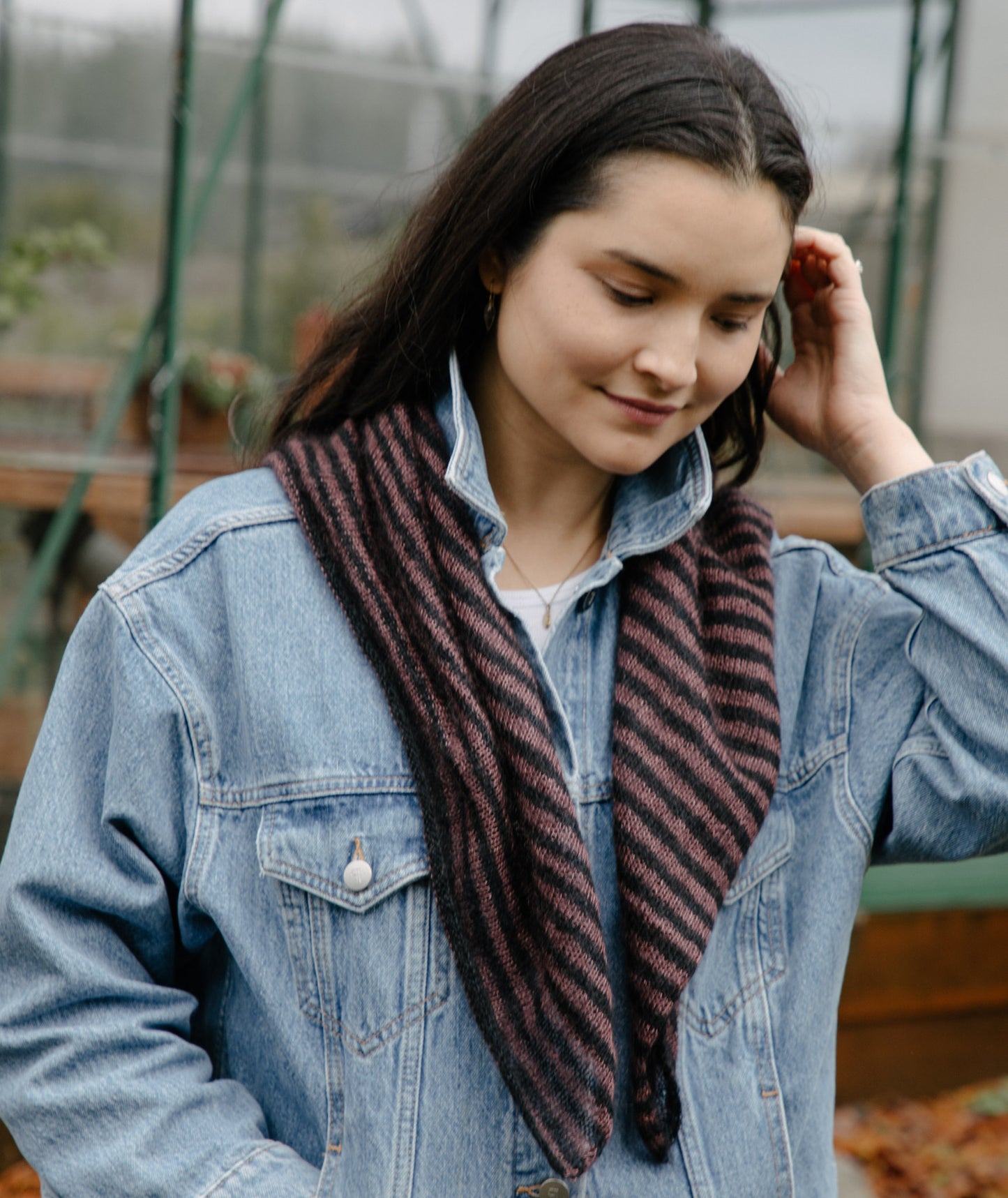 Pretty Perfect Square Using Catherine Lowe Silk Mohair 1