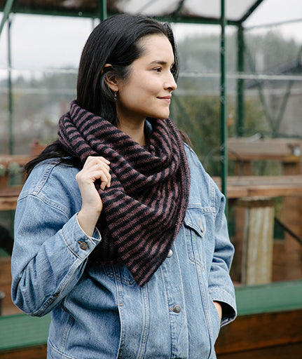 Pretty Perfect Square Using Catherine Lowe Silk Mohair 1