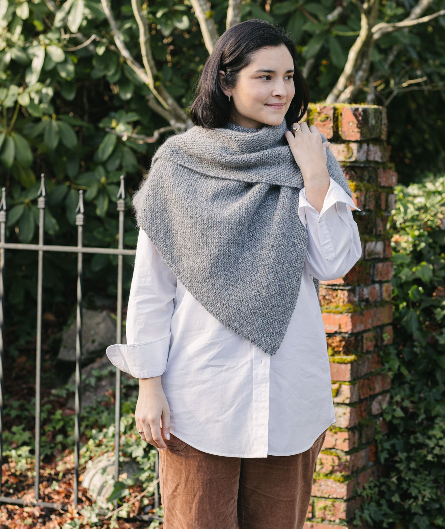 Quadrangle Wrap Using Kelbourne Woolens Cricket and Rowan Kidsilk Haze
