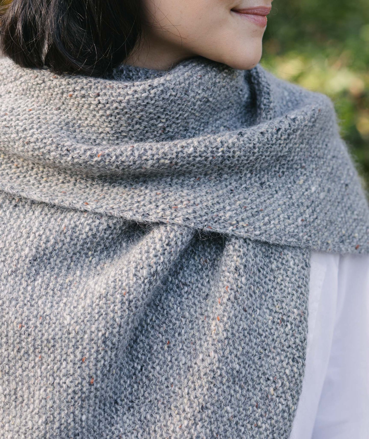 Quadrangle Wrap Using Kelbourne Woolens Cricket and Rowan Kidsilk Haze