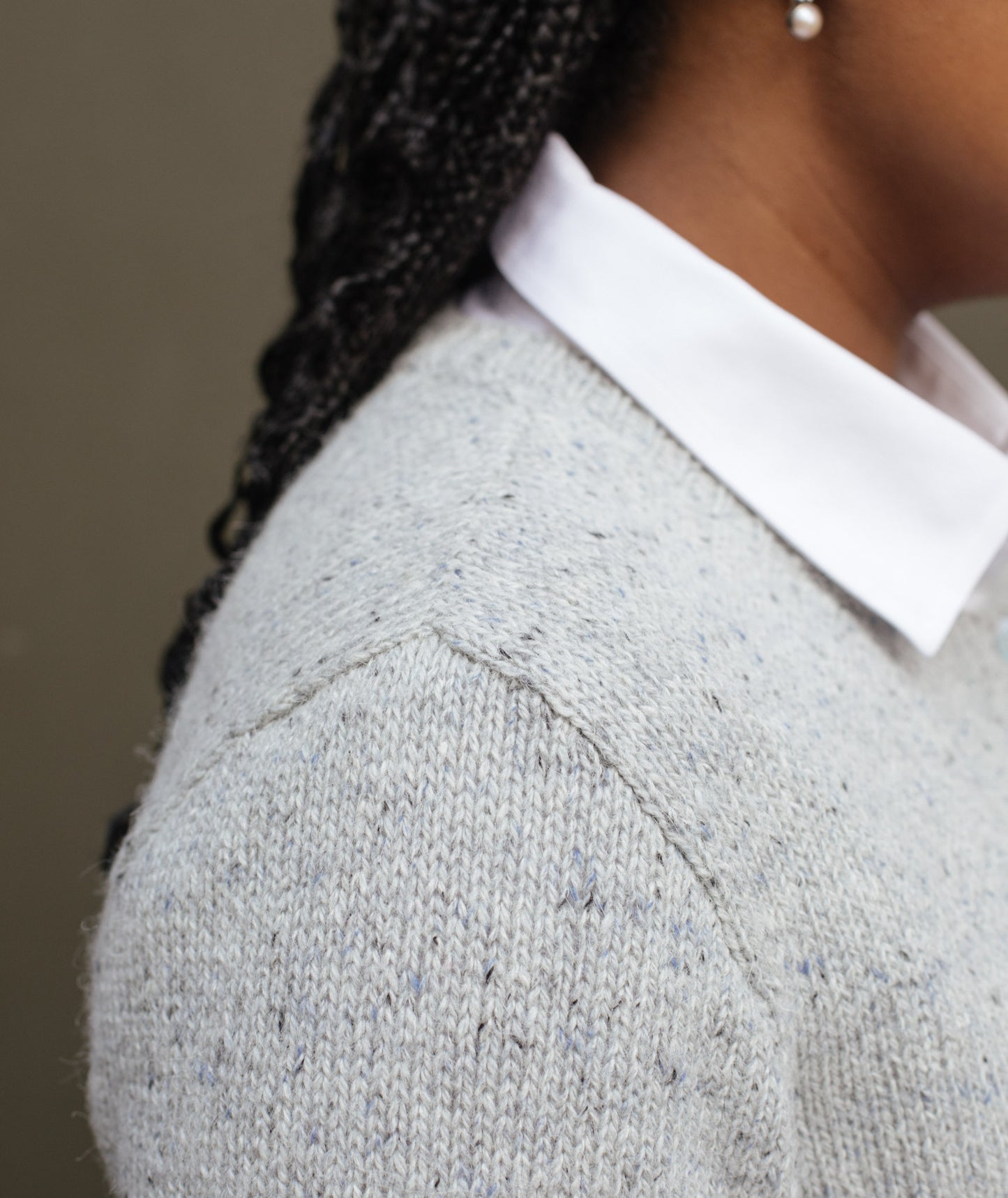 Quintessential Cardigan Using Rowan Felted Tweed