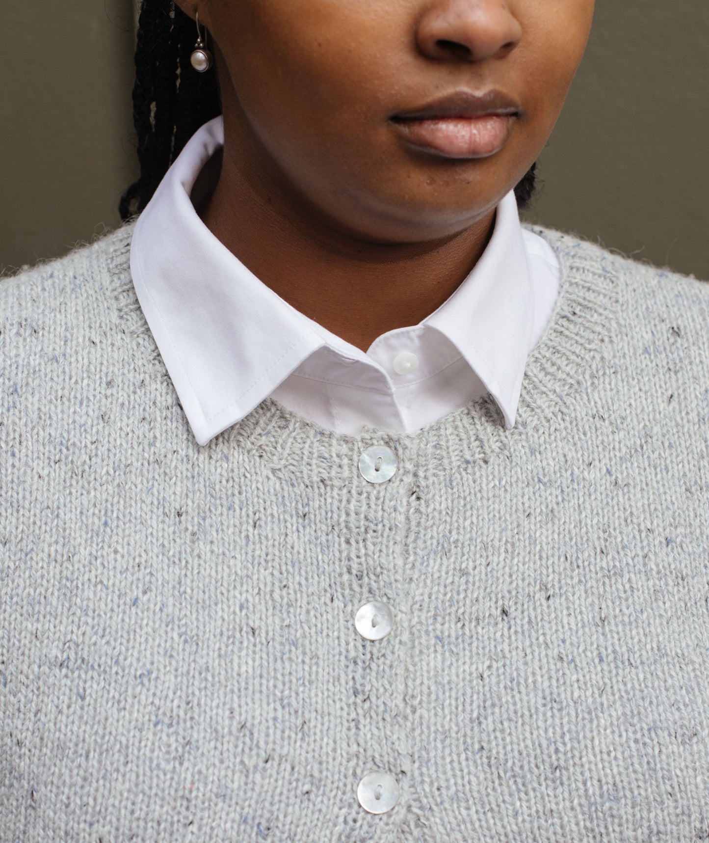 Quintessential Cardigan Using Rowan Felted Tweed