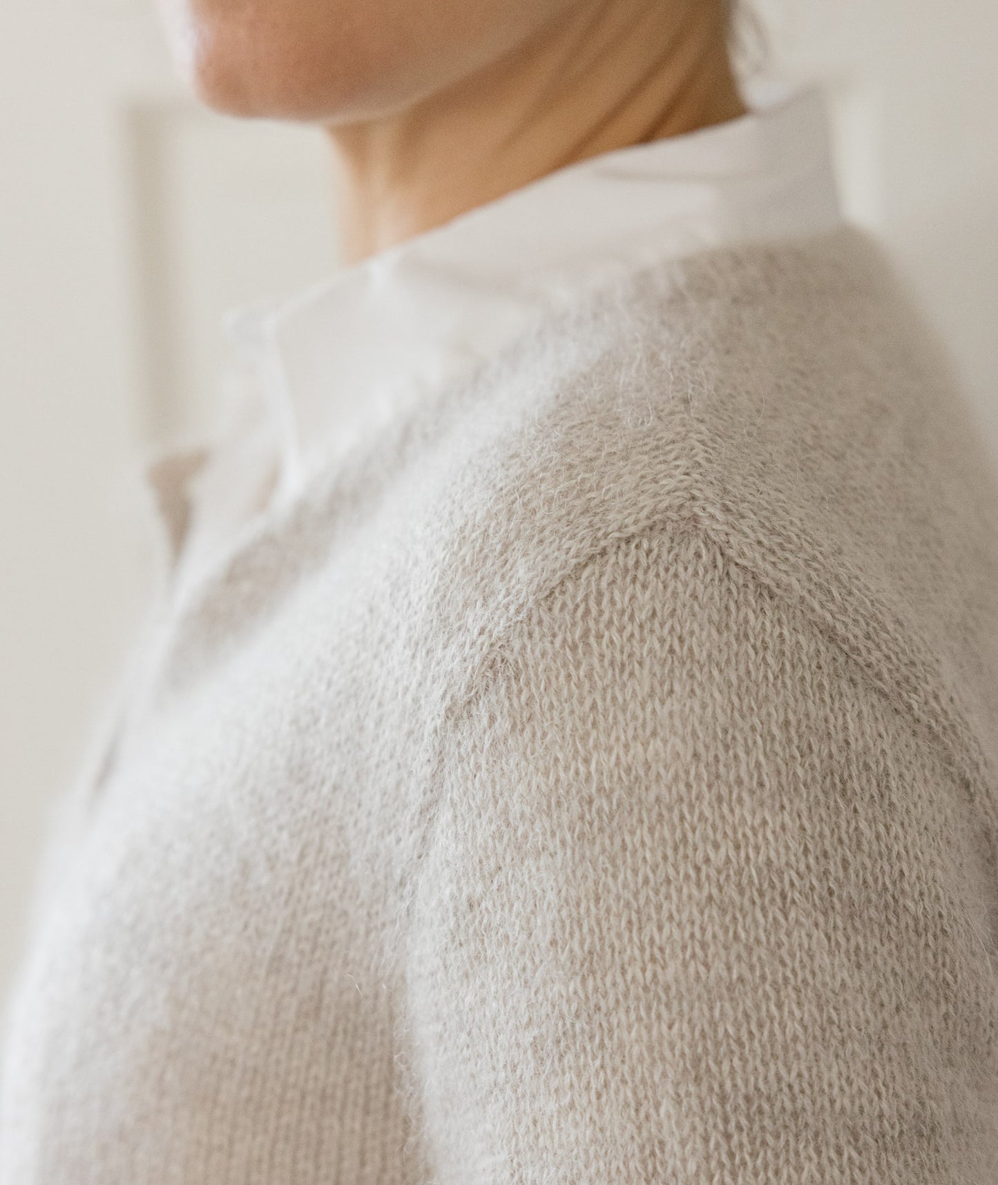 Quintessential Cardigan Using Isager Alpaca 1 and Silk Mohair