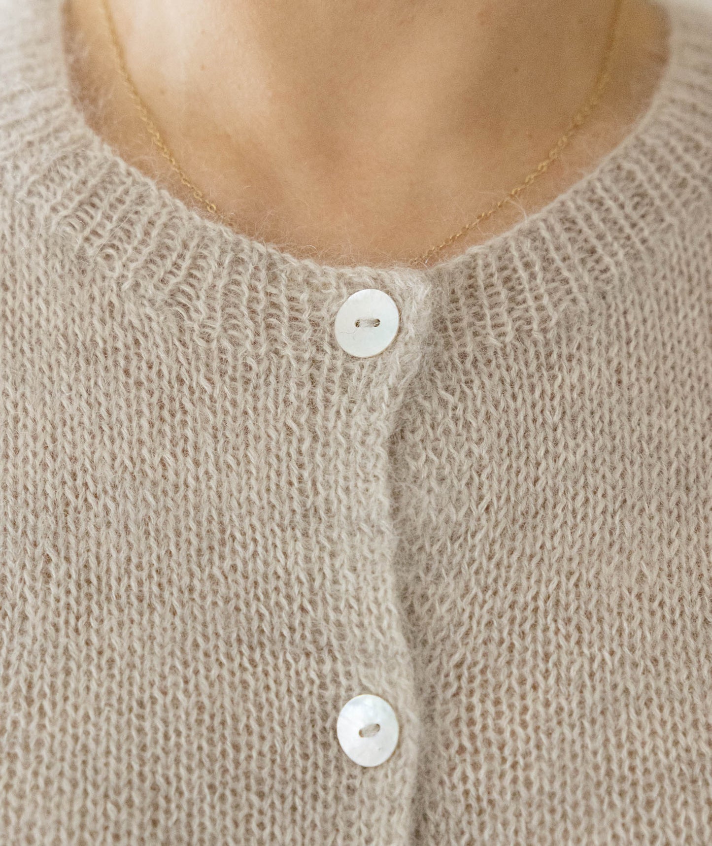 Quintessential Cardigan Using Isager Alpaca 1 and Silk Mohair