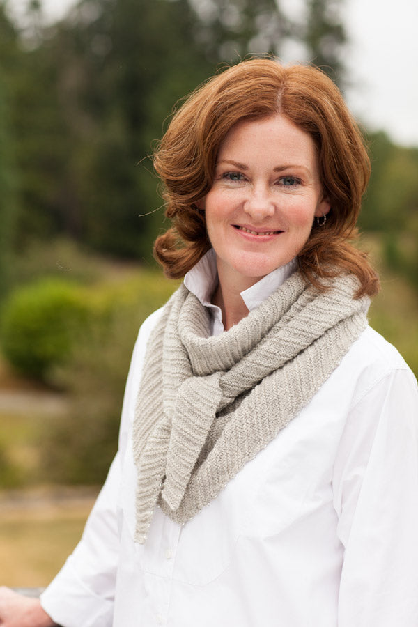 Racing Raindrops Scarf: Larger Version Using Isager Alpaca Merino 2