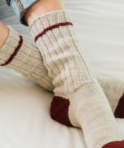Simple Toe-Up Socks Using The Fibre Co. Amble – Churchmouse Yarns & Teas