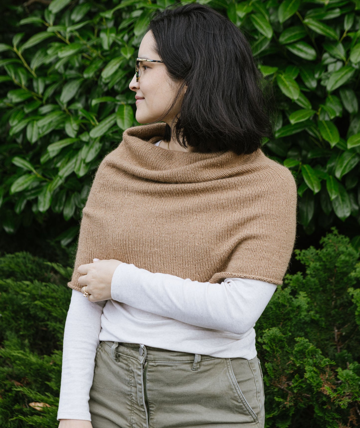 Tapered Cowl Using mYak Baby Camel