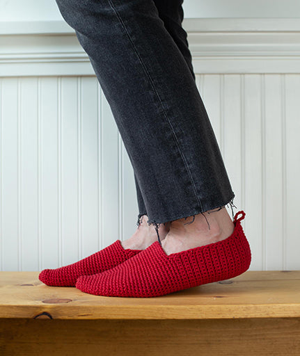 Free Pattern - Crocheted Moroccan-Style Slippers