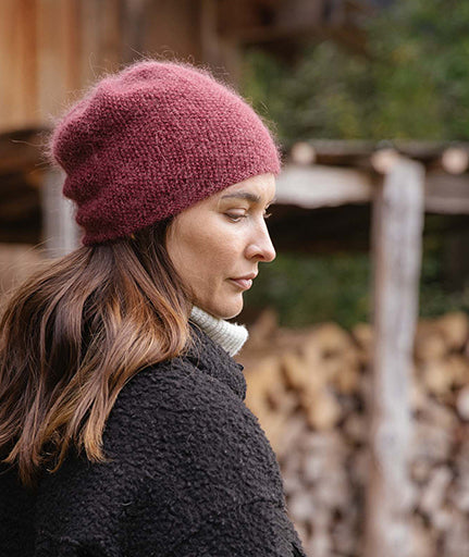 Flora's Cap Using Along Avec Anna Silk Mohair and Merino