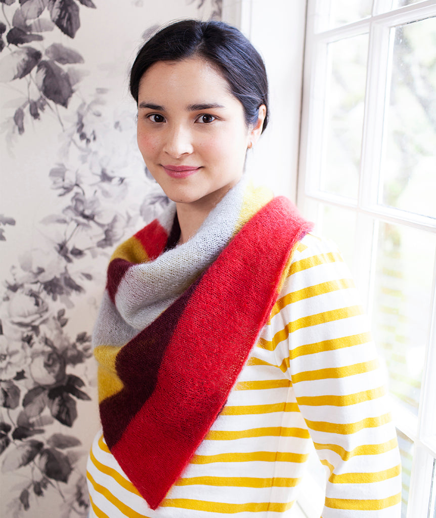 Pretty Perfect Square Using Rowan Kidsilk Haze