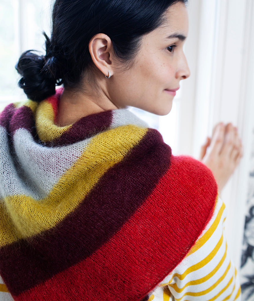 Pretty Perfect Square Using Rowan Kidsilk Haze