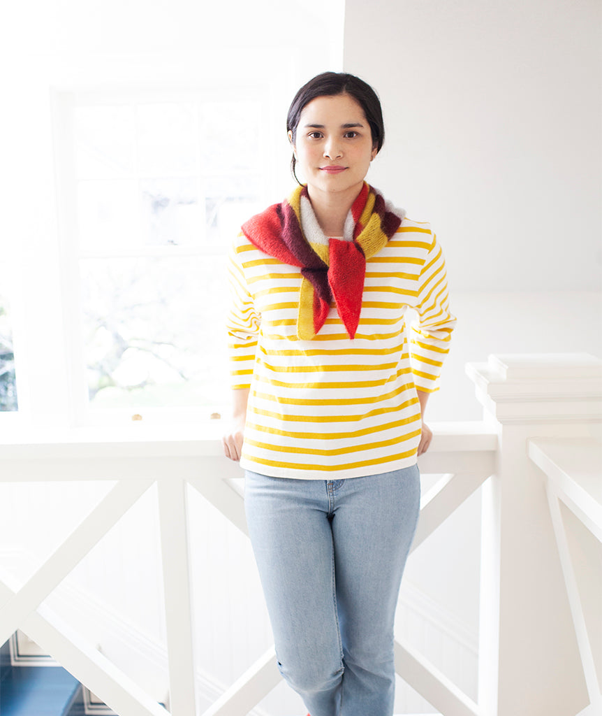 Pretty Perfect Square Using Rowan Kidsilk Haze