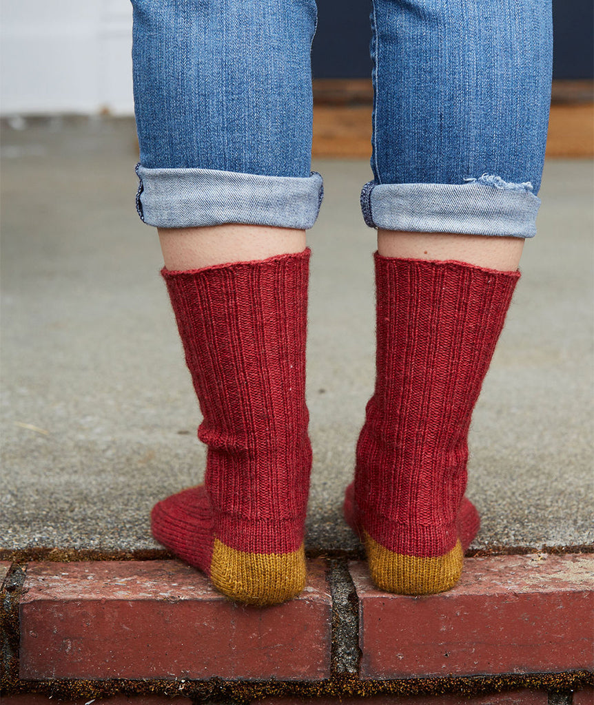 Oxford Socks Using Regia Premium Merino Yak